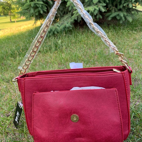 NWT Wine Crossbody Purse - Picture 4 of 8